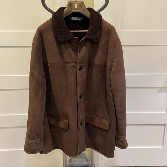 Men’s Shearling Jacket by Polo Ralph Lauren - Picture 1 of 11